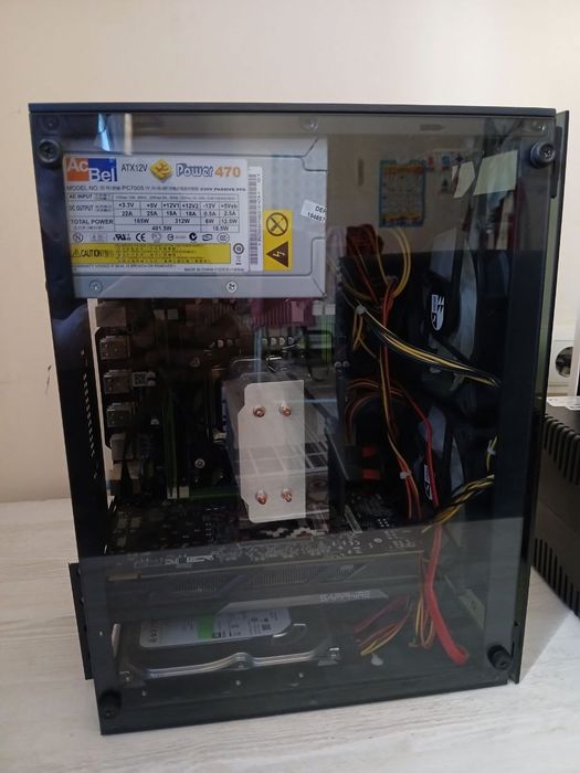 Xeon E5-2689 8 yadro 16 oqim, R7 370 4GB, RGB korpus, Windows 11