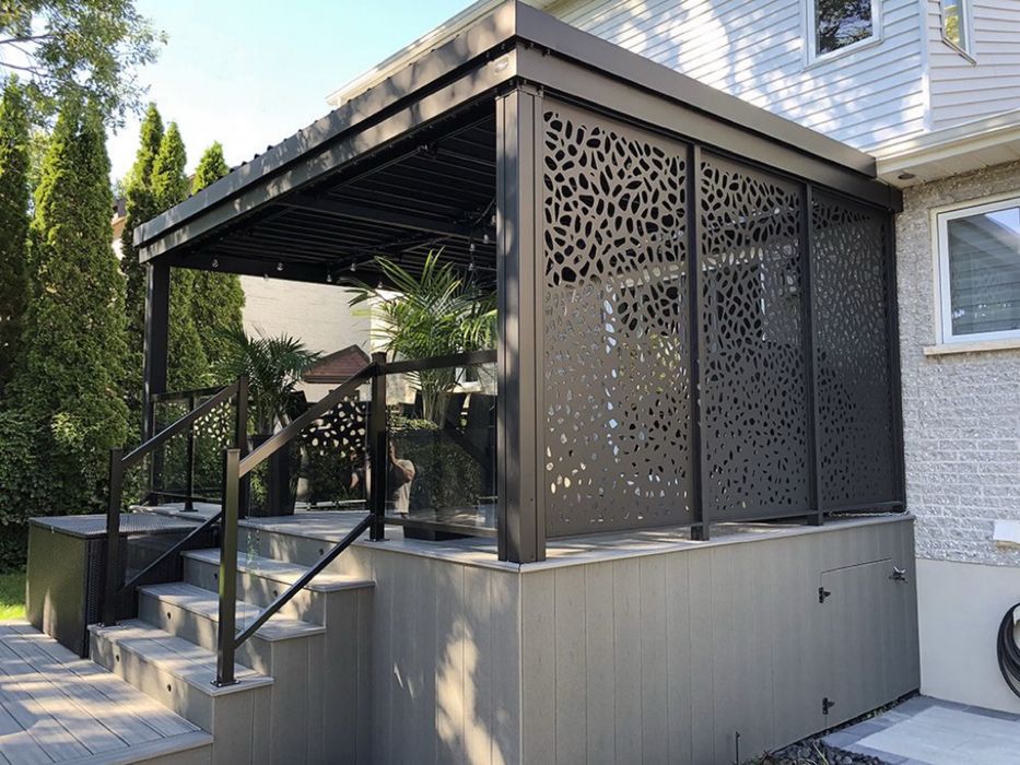 Лазерная резка Перила Панели Беседка