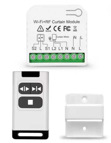Modul de control al jaluzelelor WIFI inteligent cu telecomandă RF - nou