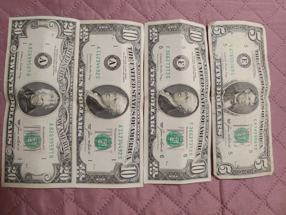 Vand bancnote dolari 1981-1985