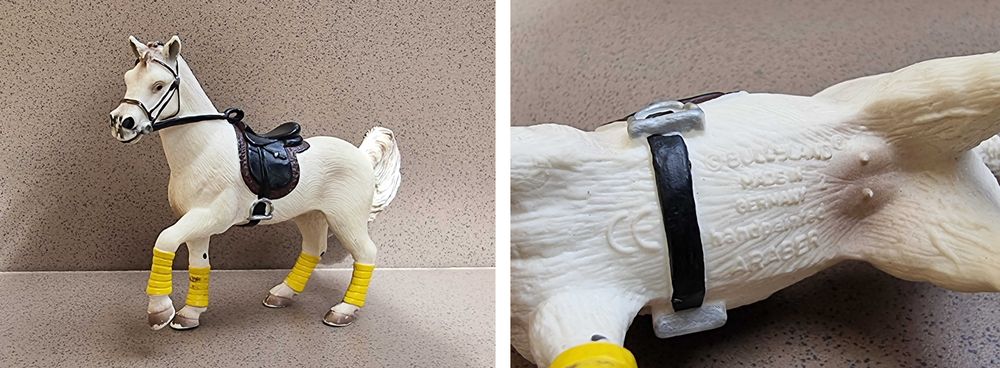 Lot 5 cai si vaci Bullyland Germania, figurine handpainted