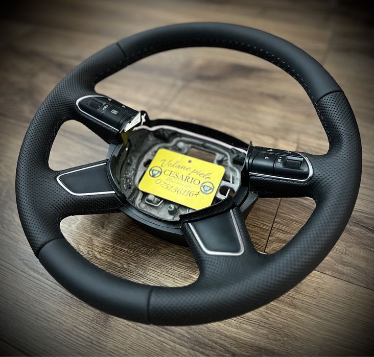Volan piele naturală Nappa Audi A4 A6 A7 C7 Q3 4G A8 4H Q5 2010-2018