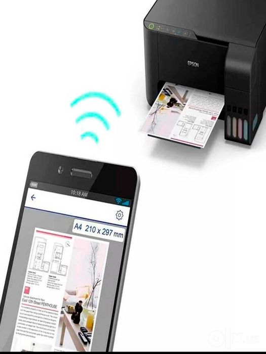 Принтер МФУ Epson L3210, цветной, 3 в 1 A4 оригинал Год гарантия !!!