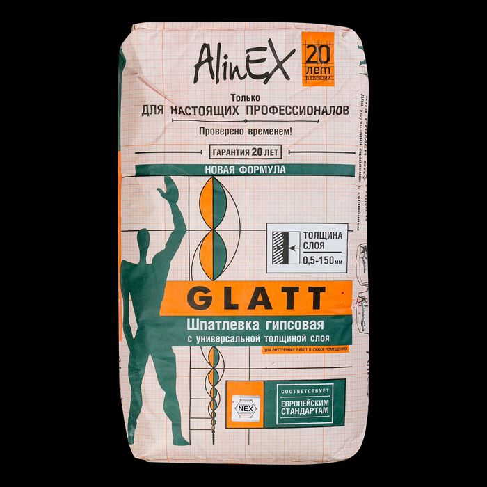 Alinex glaтт шпаклёвка гипсовой