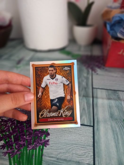 Cartonaș de fotbal " Chrome King"