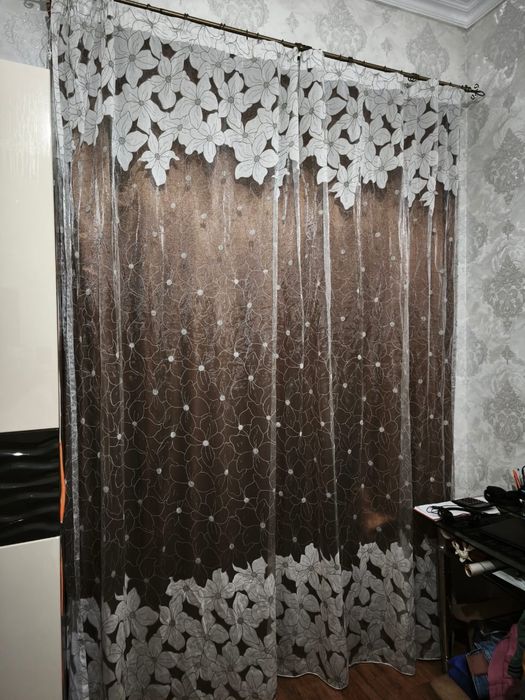 Продам комплект штор тюль и партера
