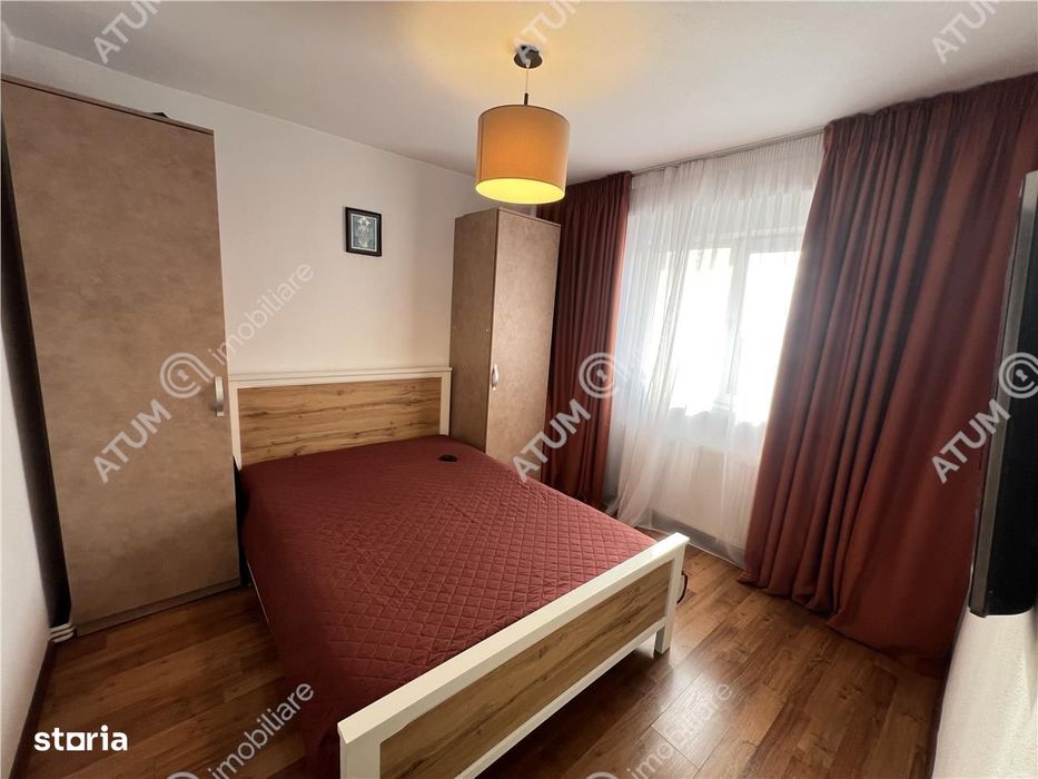 Apartament 3 camere mobilate utilate 2 bai pivnita zona Turnisor Sibiu