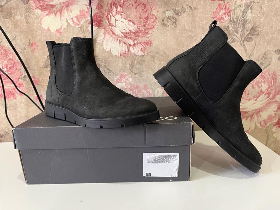 Сапоги - ботинки Ecco осень/весна .