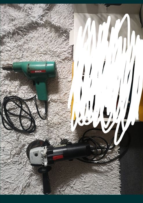 Bormasina masina de gaurit Bosch,, si flex de vanzare