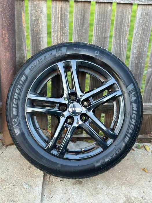 Jante Rial R16 5x112 Anvelope M+S Michelin Dot19