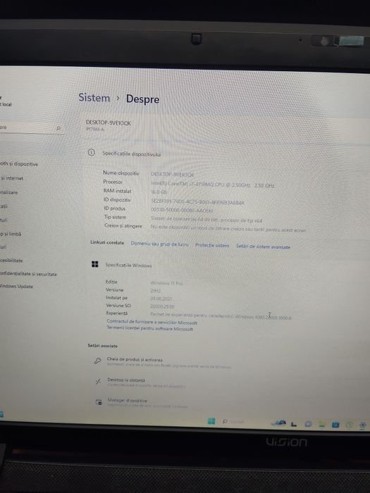 Laptop Clevo old but gold:)  fara incarcator