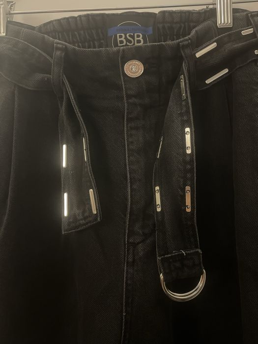 Blugi negri BSB damă-marimea M