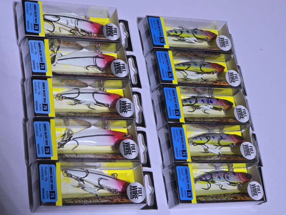 Pachet 10 voblere Rapture Undersilent Max 19 gr