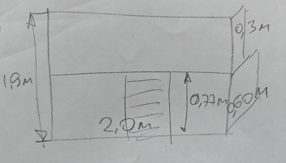 Парта-стол для двух учеников