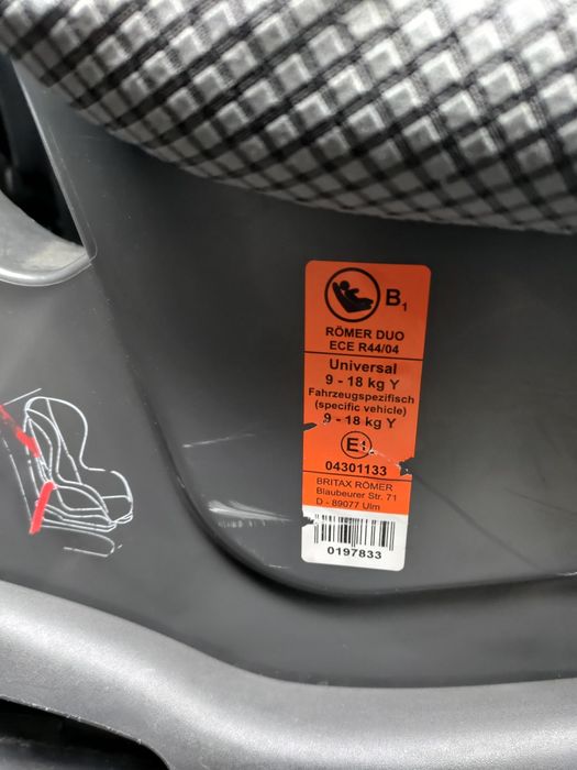 Scaun auto copii Britax Romer Duo ediție VW , Volkswagen