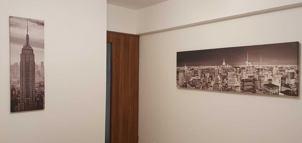 Tablou New York alb negru-2buc