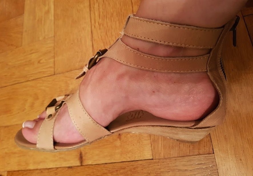 Sandale piele bej - Bata , marimea 37