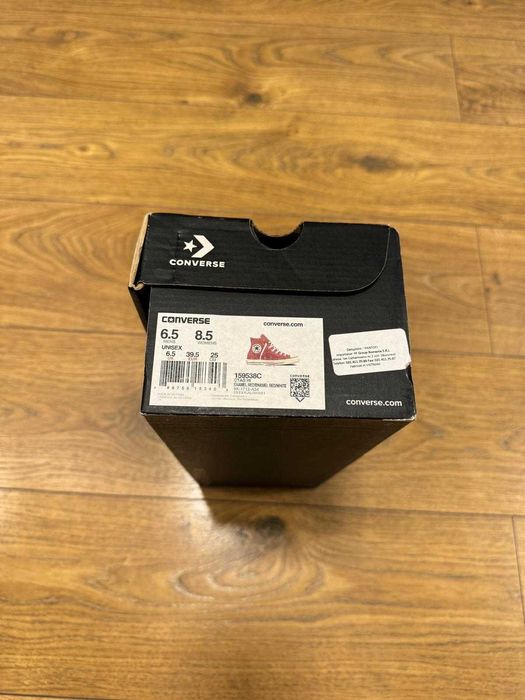 Converse Chuck Taylor All Star Hi, dama, rosii, marimea 39,5