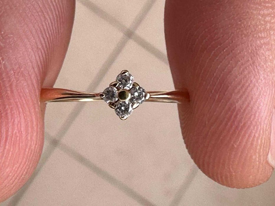Verigheta Tiffany & Co.de 6g si inel cu diamante ambele 18k marimea 50