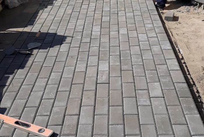 Выбропрессованные тратуарные плитки