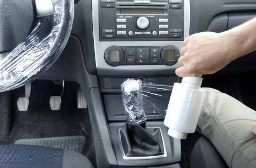 Фолио за защита на волан,скоростен лост и ръчна спирачка