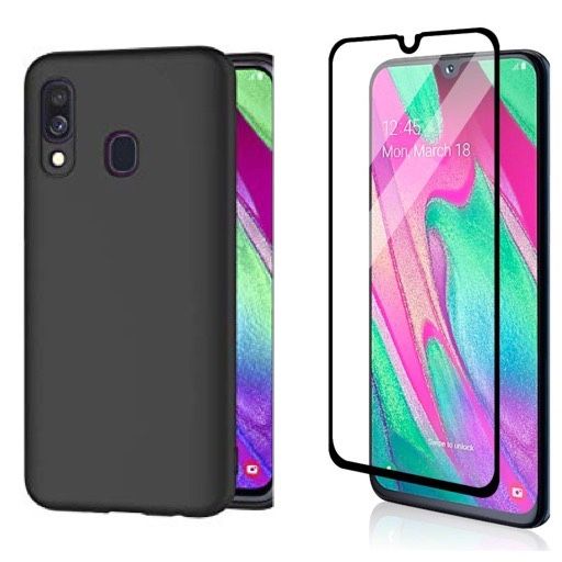 Husa X Case Sillicon + Folie Sticla  Samsung A20e/A22/A24/A23/A25/A26