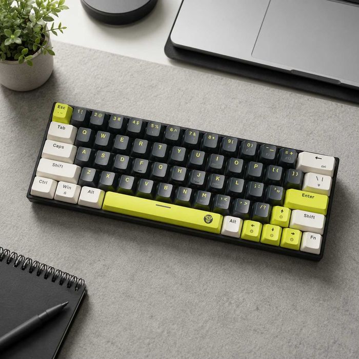 Tastatură mecanică Fantech ATOM63 MORI MK874V2, 60%, USB-C, RGB, Hot-Swap