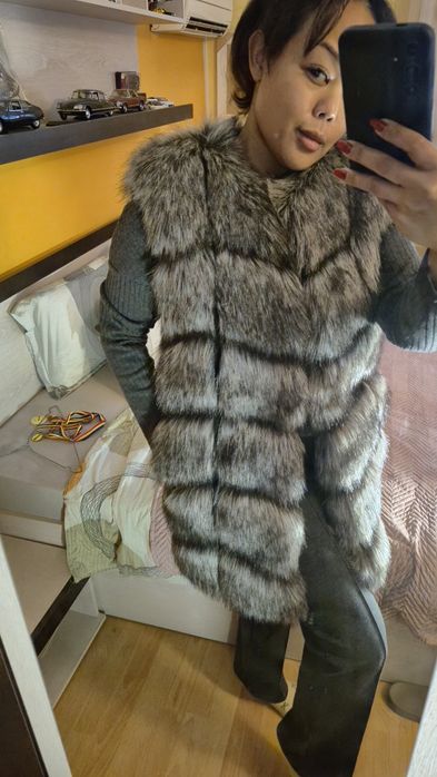 Veste Blana Artificial