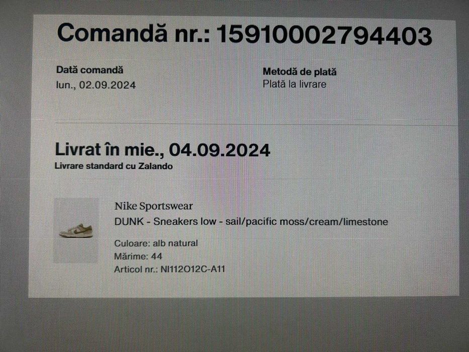 Vand adidasi NIKE DUNK - noi - marimea 44