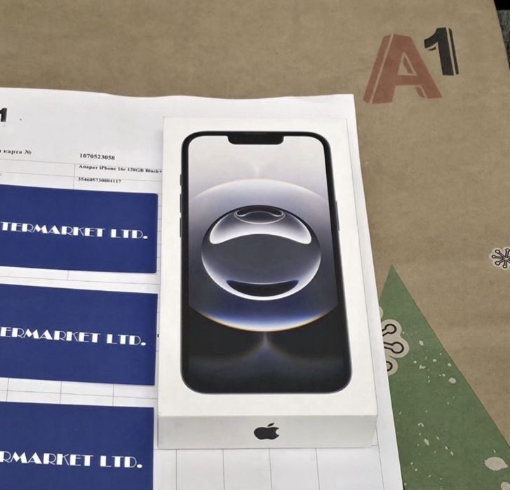 ЗАПЕЧАТАН 128GB iPhone 16e | 16 e A1 Гаранция 2027г. Black | Черен