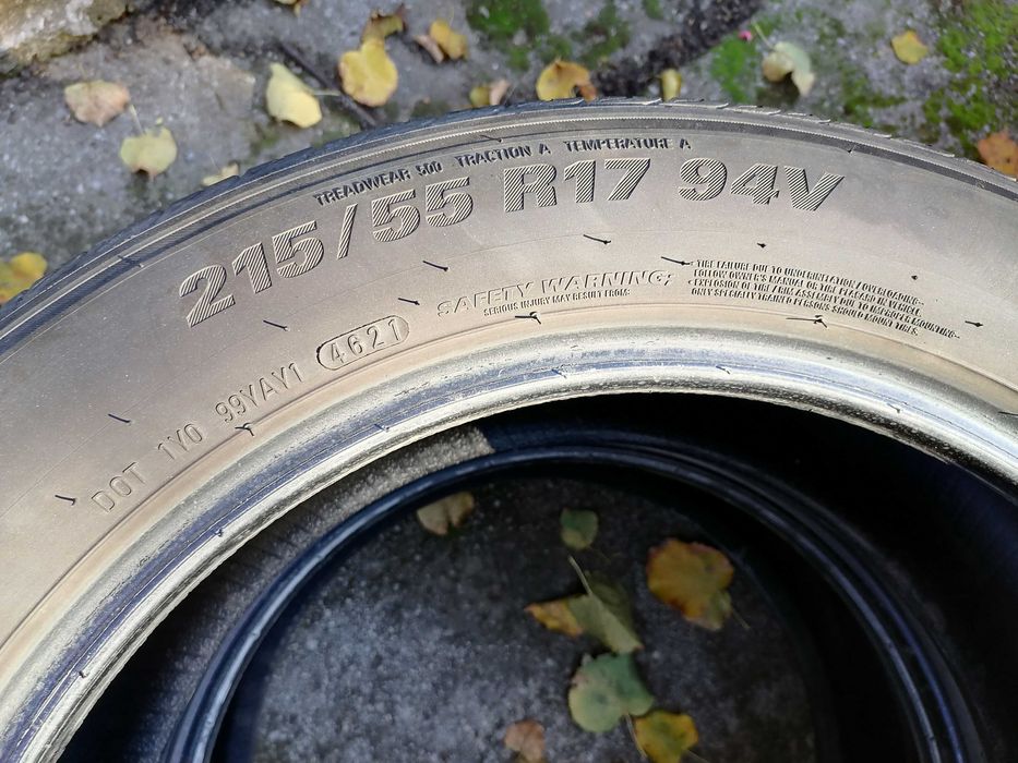 215/55/17 2бр.Kumho Летни гуми