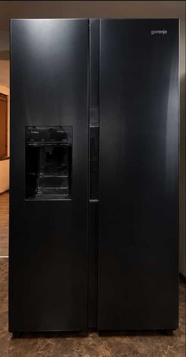 Gorenje NRS9182VB, Side-by-Side хладилник с фризер, 562 l, E , No Frost , Черен