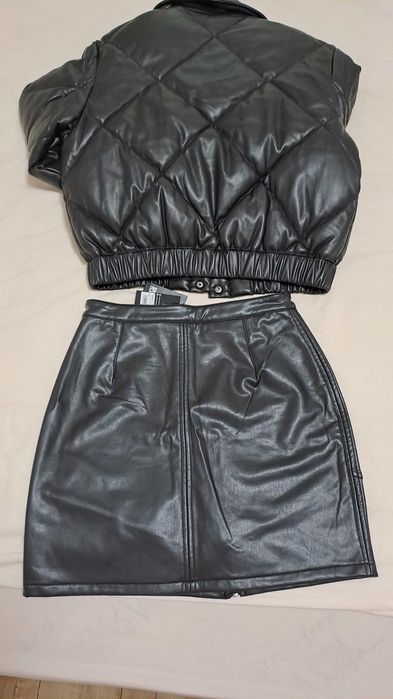 Кожено яке и пола