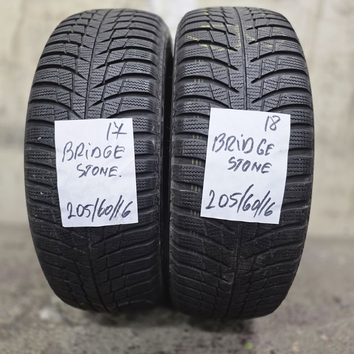 2×205/60/16 M+S.BRIDGESTONE.Stare excelenta.