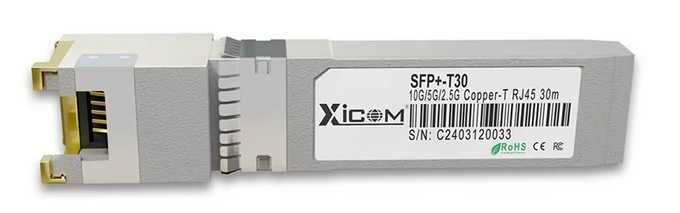 Transceiver SFP+ RJ45 UTP 10GBase-T 10G / 5G / 2.5G