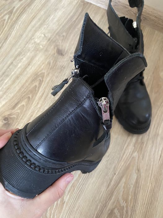 Дамски кубинки естествена кожа