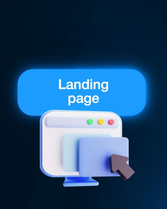 Landing page ishlab chiqish