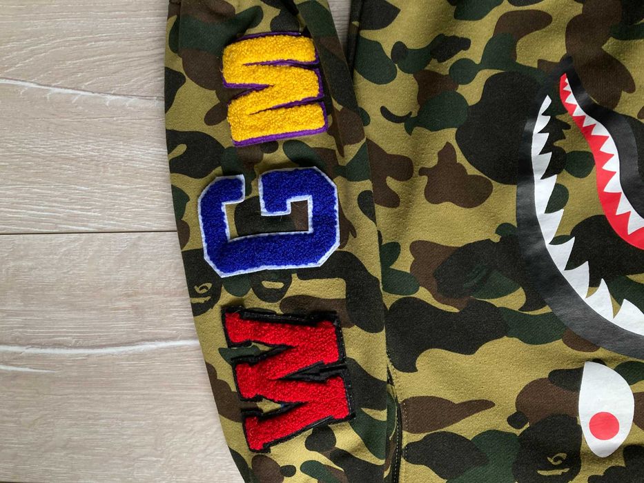 A Bathing Ape 1ST CAMO Bape SHARK камуфлажна блуза фланела M