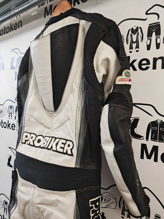 Costum/Combinezon moto piele cu cocoasa Probiker marime 48