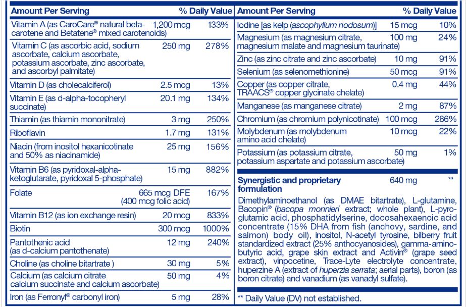 FOCUS factor 180таб (память, концентрация, внимание) США БАД для мозга