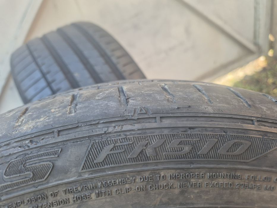 2бр летни гуми Фалкен/ 245-40-19/2018г/5мм грайфер/ Ръмфлат/ с борд/