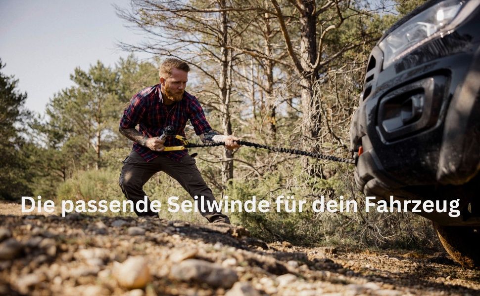 Електрическа лебедка horntools Beta 12V, 900 кг, дистанционно, стомане