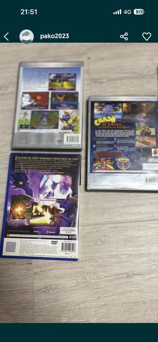 Joc Ps2 The Legend of Spyro Crash Bandicoot-Stare F Buna-Colectie-FIX