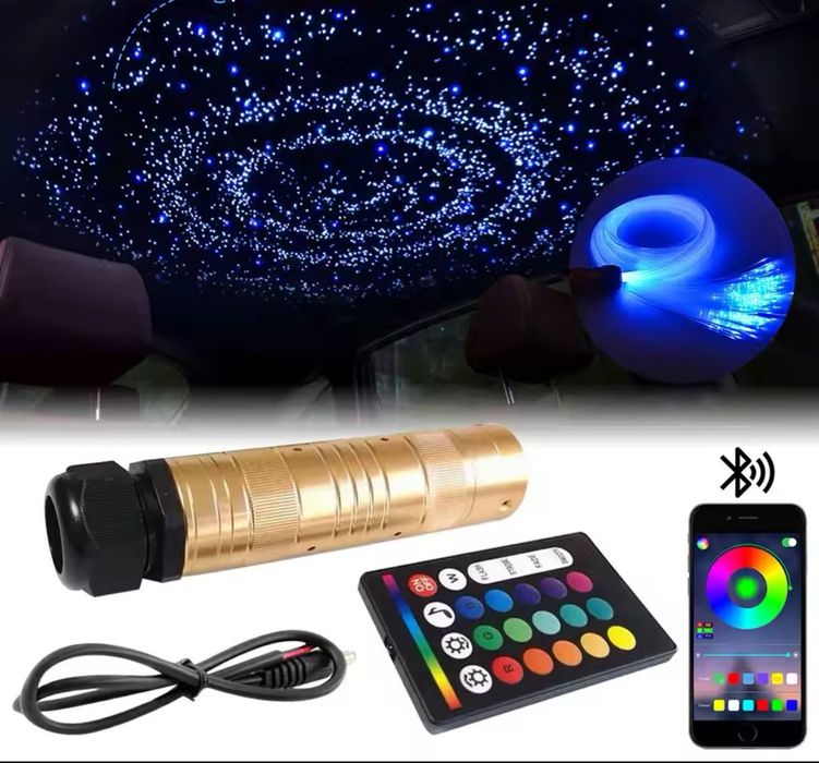 Kit Fibra plafon instelat 10w RGB 650 fire