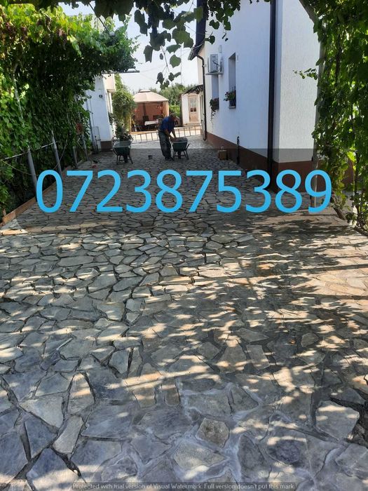 Pavaj Durabil din Piatră Naturală de Munte la Cheie