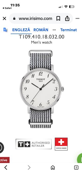 Ceas Tissot Everytime 38mm NOU