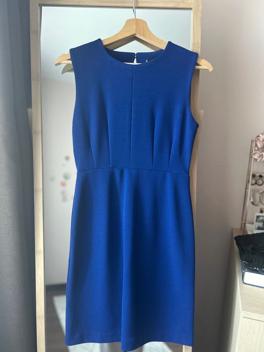 Синя рокля Mango, размер XS