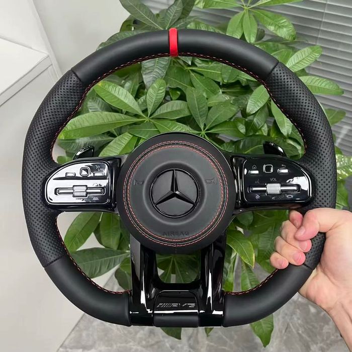 Volan Custom Mercedes AMG Piele Carbon