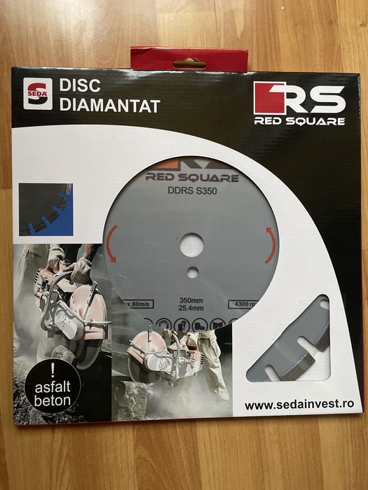 Disc diamantat beton/asfalt 350mm