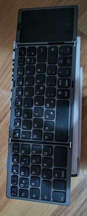 Kit tastatura wireless cu mouse, tastatura pliabila